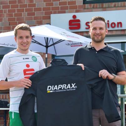 Diaprax und PSV Wesel-Lackhausen starten Kooperation
