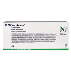 BD Vacutainer® Safety-Lok™ Blutentnahmeset mit Halter (Pre-Attached) 