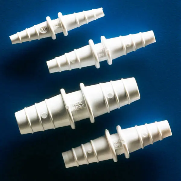 Gerade Schlauchverbinder mit verjüngtem Ansatz 4/5/6 mm | Bohrung 2,0 mm