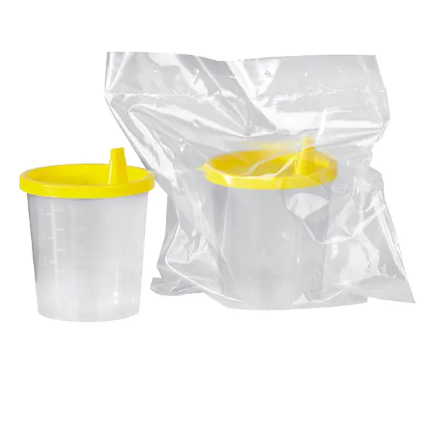 Universalbehälter mit gelbem Schnappdeckel 125 ml