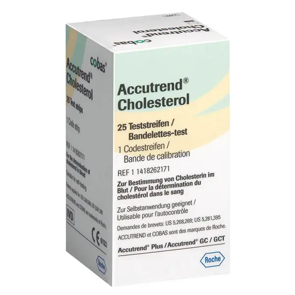 Accutrend Cholesterol Teststreifen Cholesterol Teststreifen