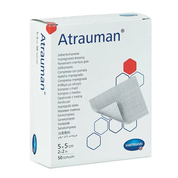 Atrauman Hartmann  | 5 x 5 cm | 40 x 10 Stück