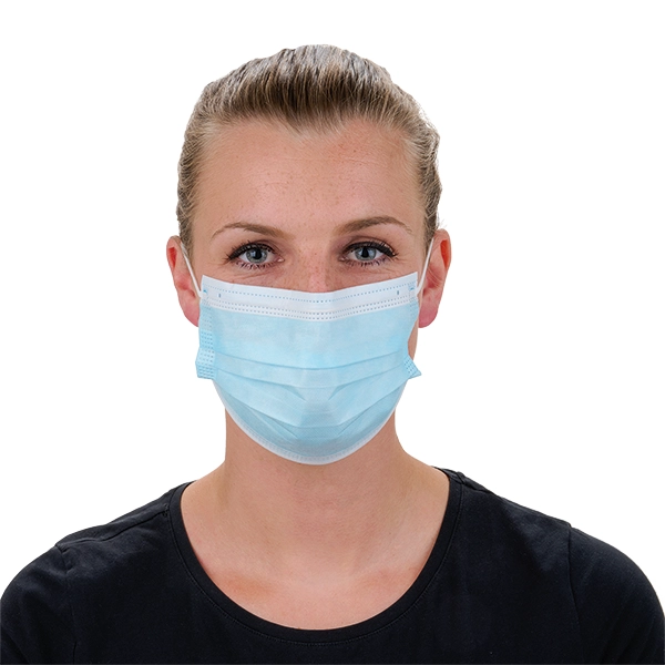 Surgical mask with ear-loops,  3-ply 