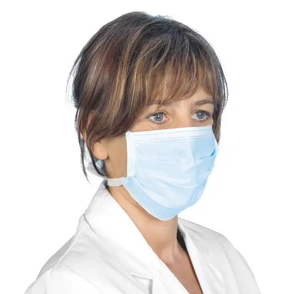 Surgical mask with 4 ties, 3-ply 
