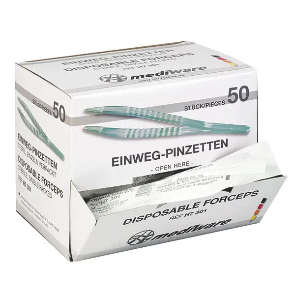 Mediware Einmalpinzetten - steril steril | 600 Stück