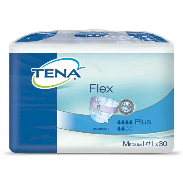 Tena Flex Vorlagen TENA Flex Plus (blau) | medium | 71 - 102 cm | 15.25.03.1150 | 3 x 30 Stück