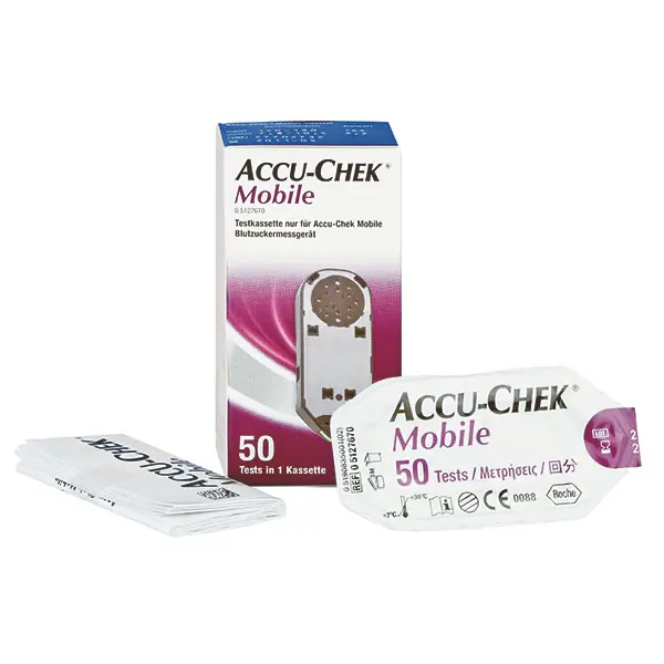 Accu-Chek Mobile Blood Glucose System import test cartridges