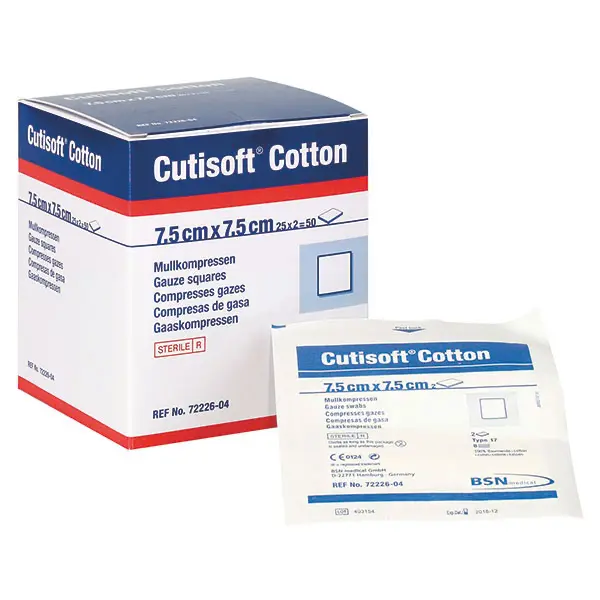 Cutisoft Cotton Kompressen steril BSN 