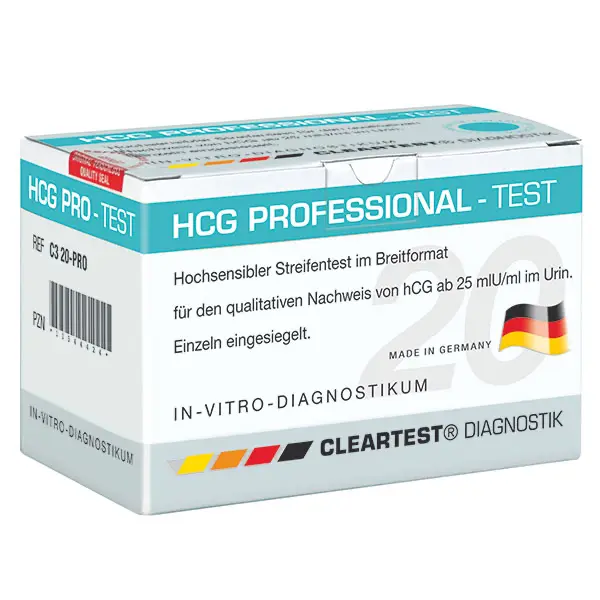Cleartest HCG Professional 
Schwangerschaftstest HCG Professional Teststreifen