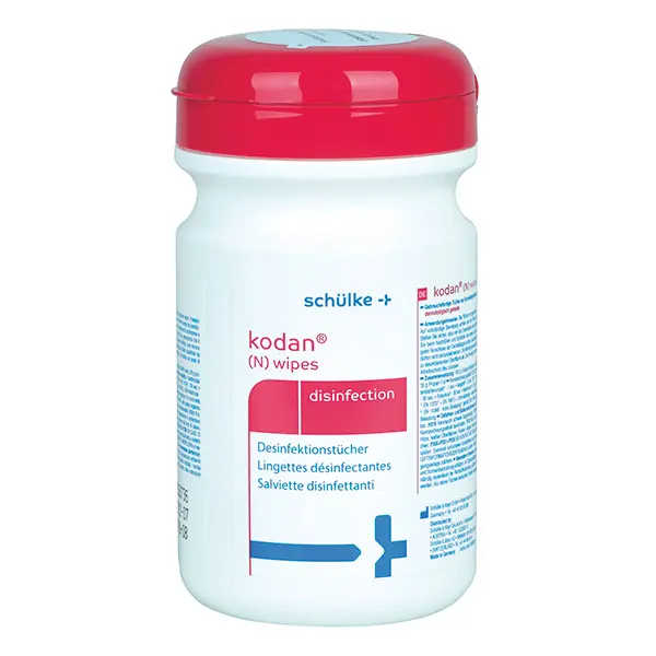 Kodan (N) wipes Desinfektionstücher Spenderdose mit 90 Tüchern | 10 Dosen