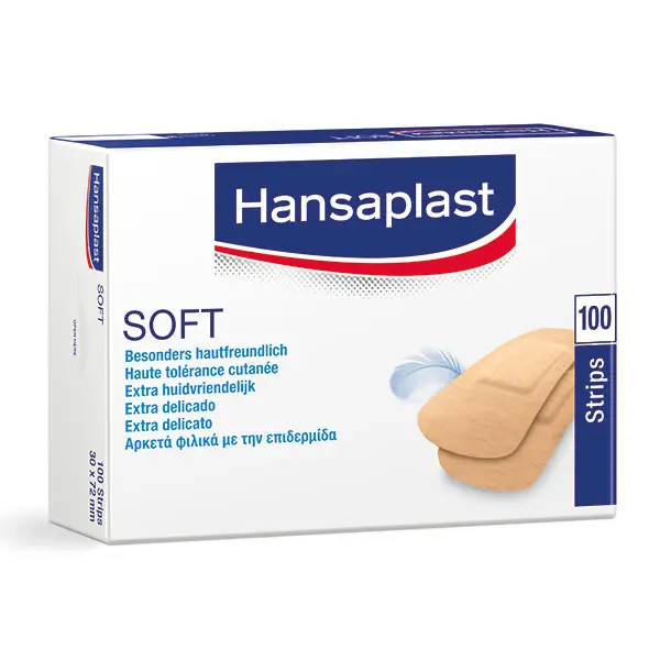Hansaplast Soft Strips BDF 1,9 x 7,2 cm | 1000 Stück