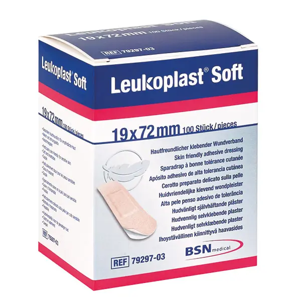 Leukoplast Soft Wundstrips BSN 1,9 x 7,2 cm | 3600 Stück