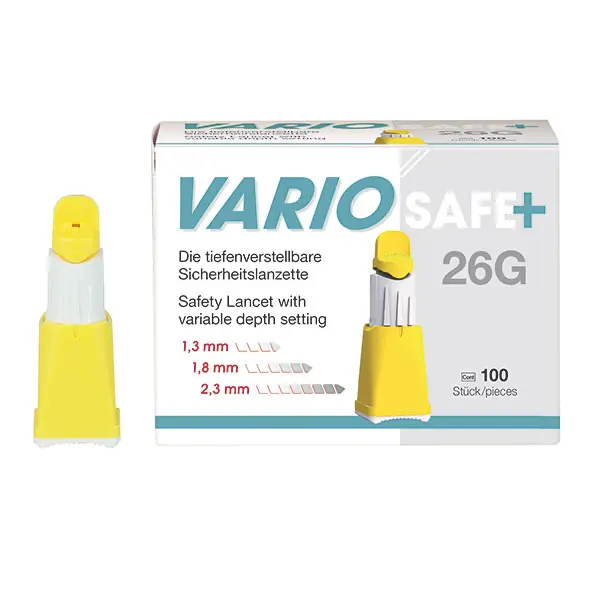 Vario Safe Plus Sicherheitslanzette Vario Safe Plus
Lanzetten | 1000 Stück