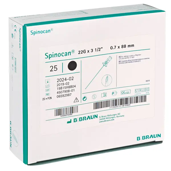 Spinocan - B.Braun 18 G | 75 mm | 1,30 mm | rosa