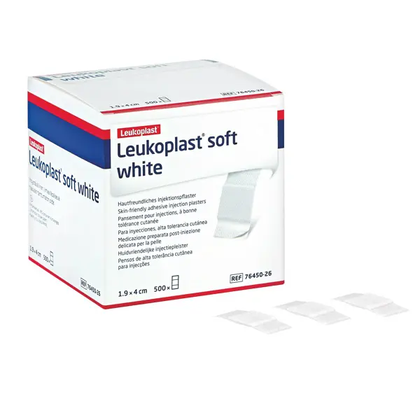 Leukoplast Soft white Injektionspflaster BSN 1,9 x 4 cm