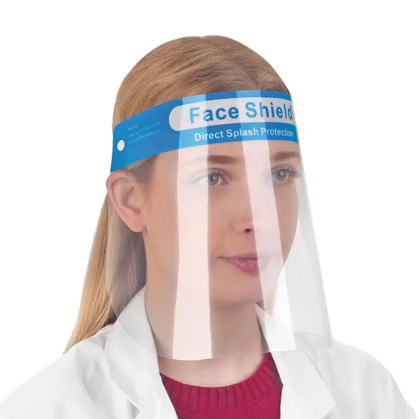 disposable face protection / face shield One-way face shield, transparent