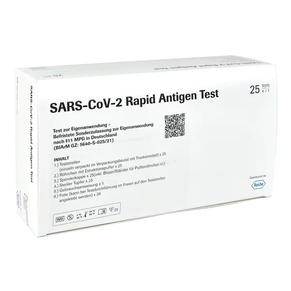 SARS-CoV-2 Antigen-Schnelltest All-in-ONE Kit Roche SARS-CoV-2 Antigen Self Test Nasal