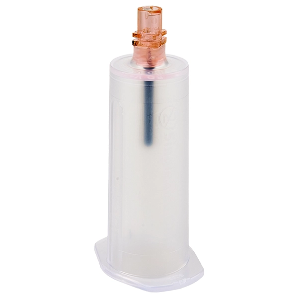 BD Vacutainer® Pre-Attached Holder with Luer Adapter Blood Transfer Device, female luer, transparent white.