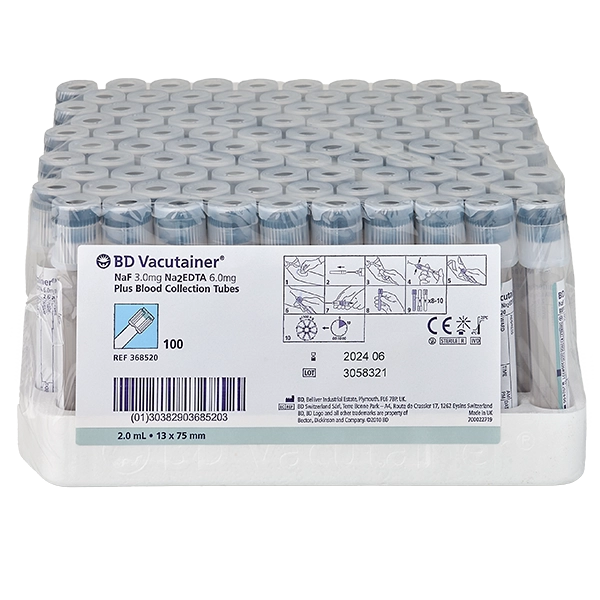 BD Vacutainer® tubes for glucose and lactate determination 