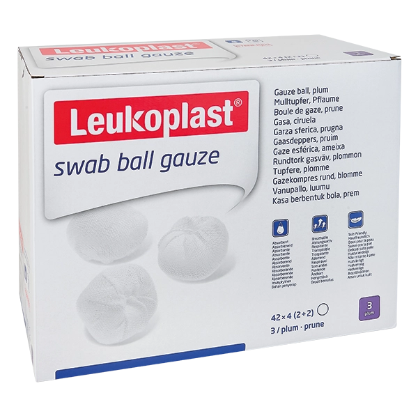 Leukoplast® swab ball gauze & Leukoplast® swab preparation gauze  